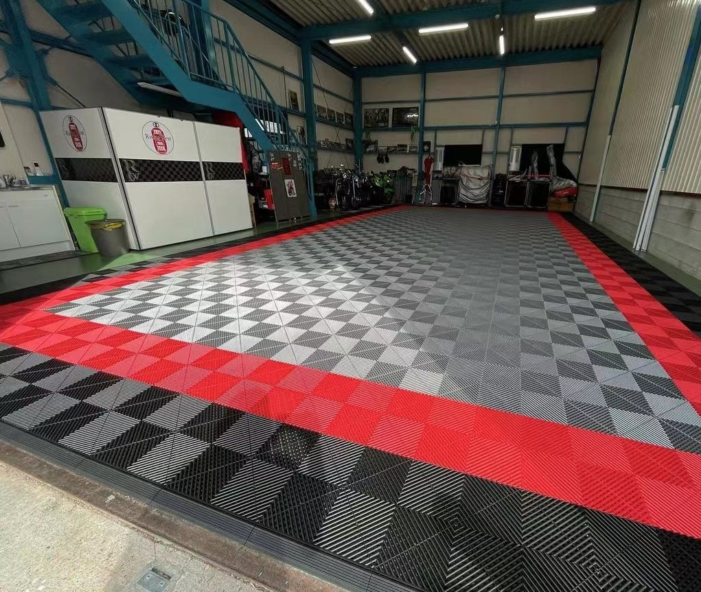 Garage rouge gris DRVN